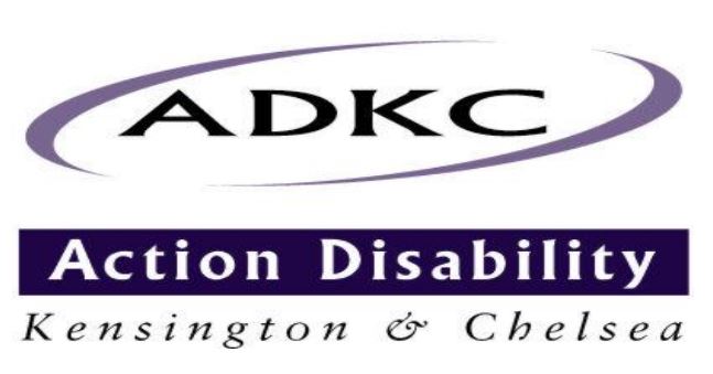 Action Disability Kensington & Chelsea Logo