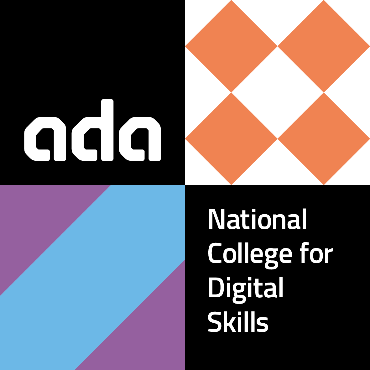Ada, the National College for Digital Skills Logo