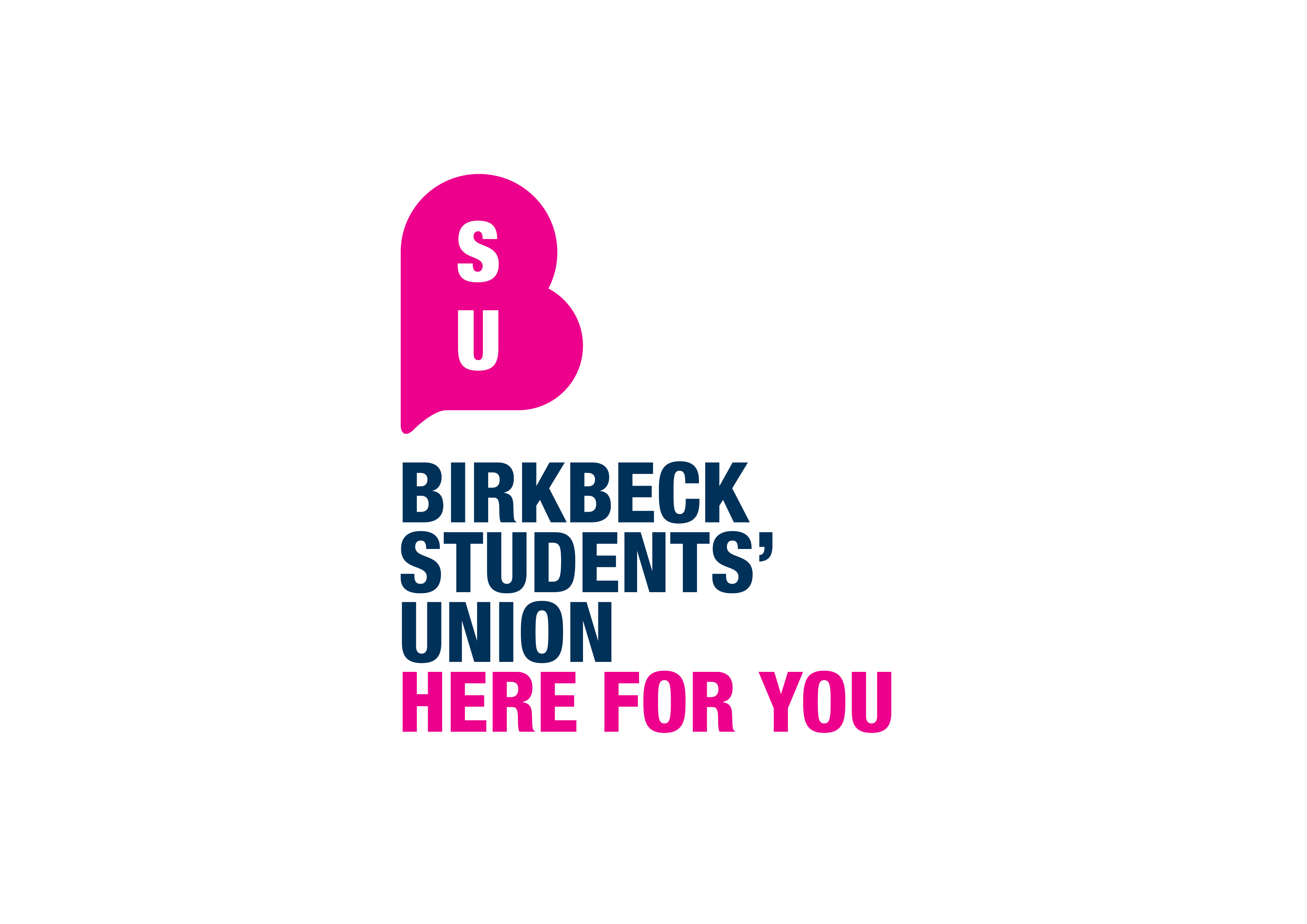 Birkbeck Student Union here for you Logo